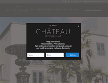 Tablet Screenshot of le-petit-chateau.com